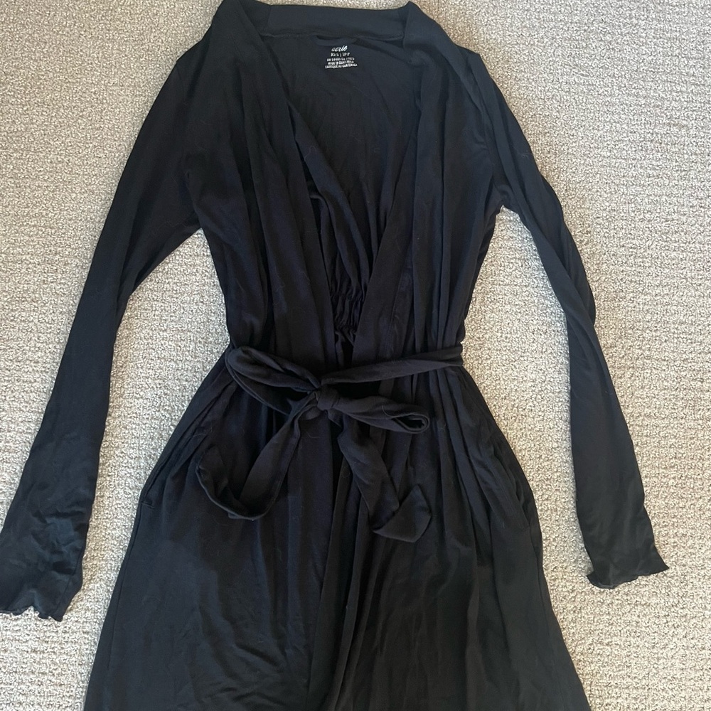 Aerie Black Robe Sz XS/S